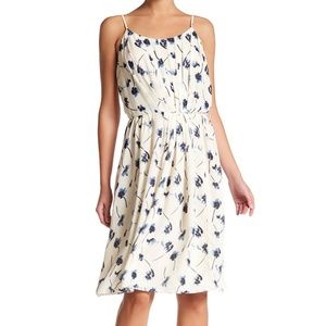 Floral sleeveless dress by FRNCH, size M